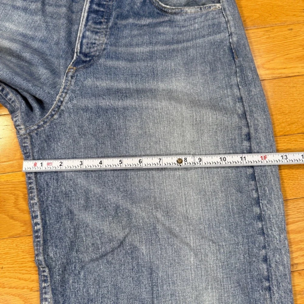 Rag & Bone Womens Miramar Wide-Leg Sweatpant Jeans Pant Blue Light Wash 28 - Picture 11 of 13